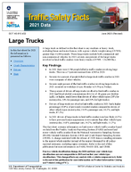 Traffic Safety Facts 2021 Data Large Trucks