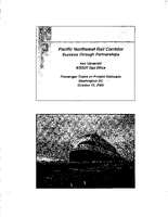 Pacific Northwest Rail Corridor Success Through Partnerships