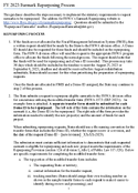 FY 2023 Earmark Repurposing Process
