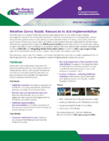 WeatherSavvy Roads Resources to Aid Implementation