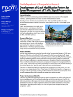 Development of Crash Modification Factors for Speed Management of Traffic Signal Progression Summary