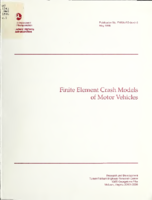 Finite element crash models of motor vehicles