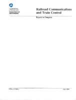 Railroad communications and train control  report to Congress