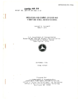 Prediction and Control of Noise and Vibration in Rail Transit Systems