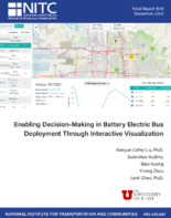 Enabling DecisionMaking in Battery Electric Bus Deployment Through Interactive Visualization
