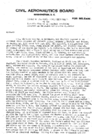 Investigation of Aircraft Accident PAN AMERICAN AIRWAYS SIKORSKY FLYING BOAT DARRELS ISLAND BERMUDA 19401023