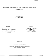 Medical factors in US general aviation accidents