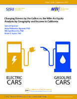 Charging Drivers by the Gallon vs the Mile An Equity Analysis by Geographic and Income in California
