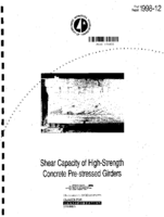 Shear capacity of highstrength concrete prestressed girders