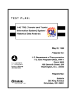 Test plan  I40 TTIS systemhistorical data analysis