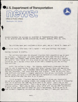 Remarks Prepared for Delivery by Secretary of Transportation Brock Adams to the Aviation Space Writers Association