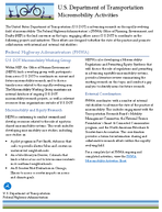 US Department of Transportation Micromobility Activities