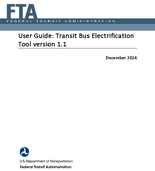 User Guide Transit Bus Electrification Tool Version 11