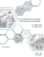 OnDemand Microtransit for Better Transit Station and Job Accessibility