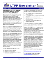 LTPP Newsletter  Volume 6 Issue 2  Spring 2010