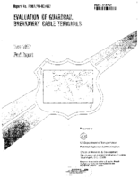 Evaluations of Guardrail Breakaway Cable Terminals