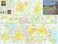 Texas Official Highway Travel Map June 1 1987