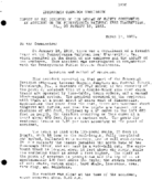 Interstate Commerce Commision Report of the Accident  Investigation Occuring on the PENNSYLVANIA RAILROAD BLAIREVILLE PA