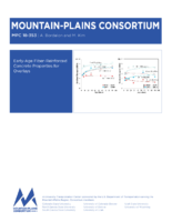EarlyAge FiberReinforced Concrete Properties for Overlays