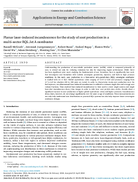 Planar LaserInduced Incandescence for the Study of Soot Production in a Multisector RQL Jet A Combustor