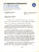 US Department of Transportation News Office of Assistant Secretary for Governmental and Public Affairs UMTA 1379 Federal Grant to Extend Atlanta Rail Transit