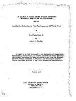 An Analysis of Graphic Records of Pilot Performance Obtained by Means of the RS Ride Recorder Part II Quantitative Evaluation of Pilot Performance on 720 Power Turns