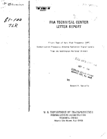 Flight Test of Very High Frequency VHF Communication Frequency Antenna Radiation Signal Levels From the Washington National Airport