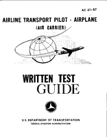 AC 6187 Airline Transport Pilot  Airplane Air Carrier Written Test Guide