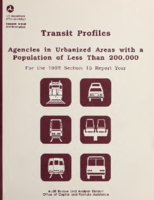 Transit Profiles Agencies in Urbanized Areas With a Population of Less Than 200000  For the 1992 Section 15 Report Year