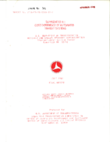 Supplement III Cost Experience of Automated Transit