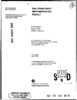 FAA Loran early implementation project