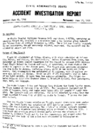 Investigation of Aircraft Accident ALASKA COASTAL AIRLINES NEAR PELICAN CITY ALASKA 19541104