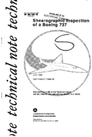 Shearographic Inspection of a Boeing 737