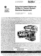 Polychlorinated Biphenyls PCBs in Transit System Electrical Equipment