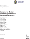Guidance for Medical Screening of Commercial Aerospace Passengers