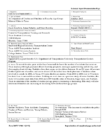 A Comparison of Crashes and Fatalities in Texas by Age Group Selected Cities in Texas