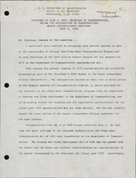 Statement of Alan S Boyd Secretary of Transportation before the Subcommittee on Transportation Senate Appropriations Committee July 15 1968