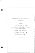 Interstate Commerce Commision Report of the Accident  Investigation Occuring on the DELAWARE LACKAWANNA AND WESTERN RAILROAD TAYLOR TANK PA