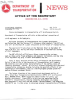 Department of Transportation News Releases for September 1976