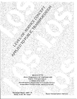 LevelofService Concept Applied to Public Transportation