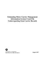 Estimating Motor Carrier Management Information System Crash File Underreporting from Carrier Records