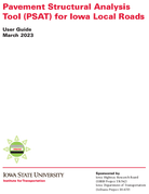 Pavement Structural Analysis Tool PSAT for Iowa Local Roads