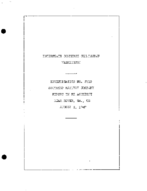 Interstate Commerce Commision Report of the Accident  Investigation Occuring on the SOUTHERN RAILWAY ROVER CA