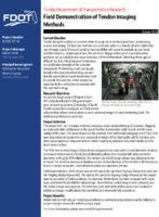 Field Demonstration of Tendon Imaging Method Summary