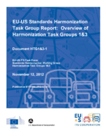 EUUS standards harmonization task group report  overview of harmonization task groups 13