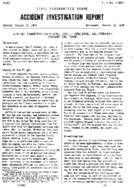 Investigation of Aircraft Accident AIRLINE TRANSPORT CARRIERS COALINGA CALIFORNIA 19480128