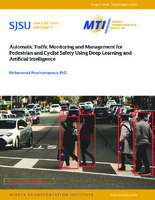 Automatic Traffic Monitoring and Management for Pedestrian and Cyclist Safety Using Deep Learning and Artificial Intelligence