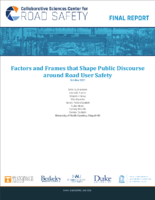 Factors and Frames That Shape Public Discourse Around Road User Safety