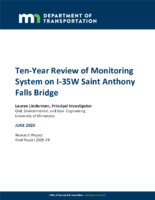 TenYear Review of Monitoring System on I35W Saint Anthony Falls Bridge