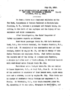 Interstate Commerce Commission Report of the Accident  Investigation Occurring on the NEW YORK SUSQUEHANNA AND WESTERN RAILROAD MACOPIN LAKE JCT NY